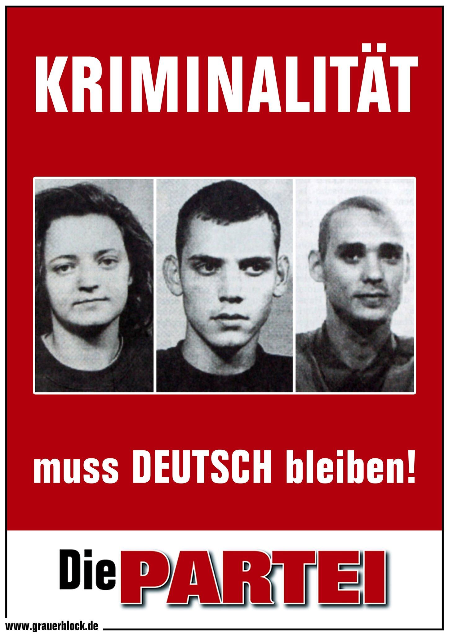 Kundgebung: Kriminalität muss deutsch bleiben!